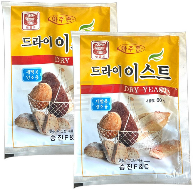 [퀴클리몰] 아주존 드라이이스트, 60g, 2개