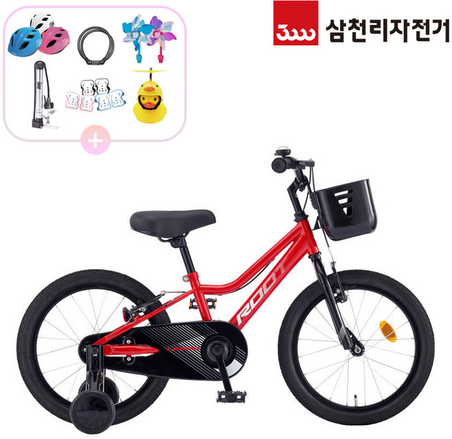 2025 삼천리 18 루트 5세 6세 7세 아동용 네발자전거 어린이용 보조바퀴자전거 조립자전거 99%조립, 90%조립, 민트, 1개