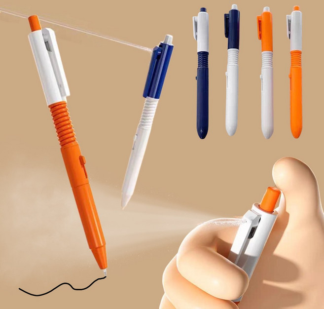 페이크 리얼 볼펜 물총 물총펜 연필 워터건 미니건 물놀이, 블루랜덤 sps484