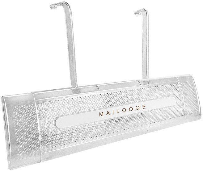 MAILOOQE 透明冷氣擋風板 防止冷風直吹 呵護家人健康, 直掛式(超值伸縮透明款), 1個