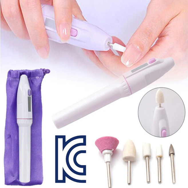 네일 드릴 샤프너 네일아트 그라인딩 매니큐어 폴리싱, 1개, 네일드릴 BL00510