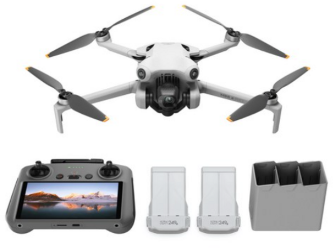 DJI Mini 4 Pro 플라이 모어 콤보 플러스 + RC 2 촬영용 드론, 혼합색상, 1세트