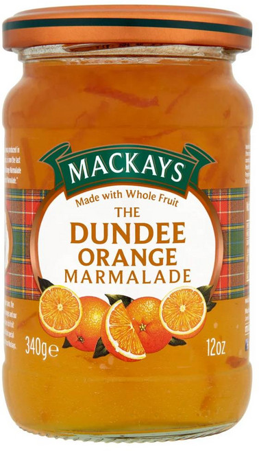 영국 맥케이 Mackays The Dundee Orange Marmalade 던디 오렌지 마말레이드 잼, 8개, 340g