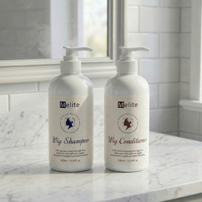 멜리테 가발 샴푸 컨디셔너 세트 각 300ml 1세트, 1개