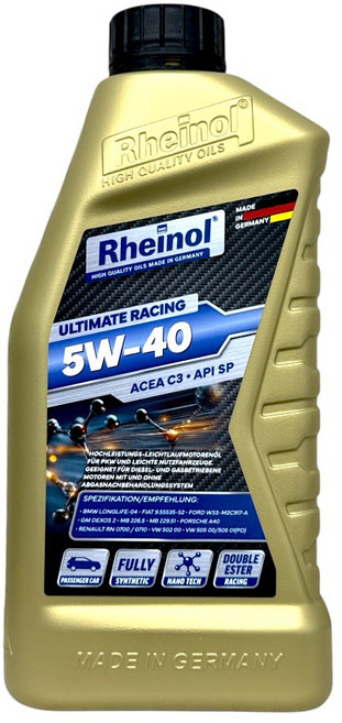 油頭先生 Swd Rheinol 奈米雙酯類競賽機油 汽柴油通用 全合成機油 NANO, 1瓶, 5W-40, 1L