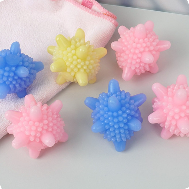 상세정보참조 파워깔끄미 세탁볼 4P/6P 파워세탁볼 엉킴방지 친환경 환경보호 스마트클린 세탁볼 세척공 클린파워볼, 6P, 1개