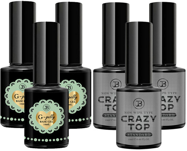 그라시아재팬 그라시아 지젤리베이스 14ml+스탠다드 탑젤 14ml_1세트, 3세트, 지젤리베이스+스탠다드 탑젤