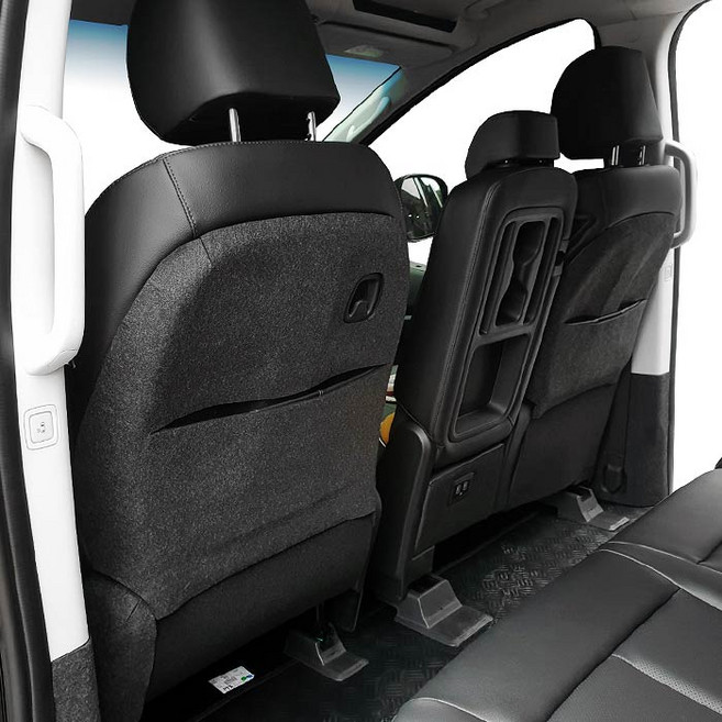 카프트 스타리아 호환 도어커버 라운지 투어러 9인승 트렁크 스크래치방지 용품, 1열 시트후면커버(포켓-유) 프리미엄형