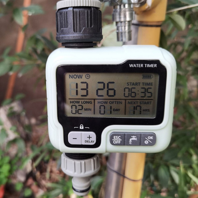 프리라이프 식물 자동급수기 스프링클러 원예 자동 급수 타이머 스마트 디지털 자동물주기 관개 시스템 야외 정원 텃밭 급수 시스템, ND-7 믹스, 1개