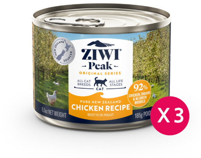 지위픽 CAT 캔 닭고기 185g x3개 뉴질랜드 생산제품, 3개, 없음