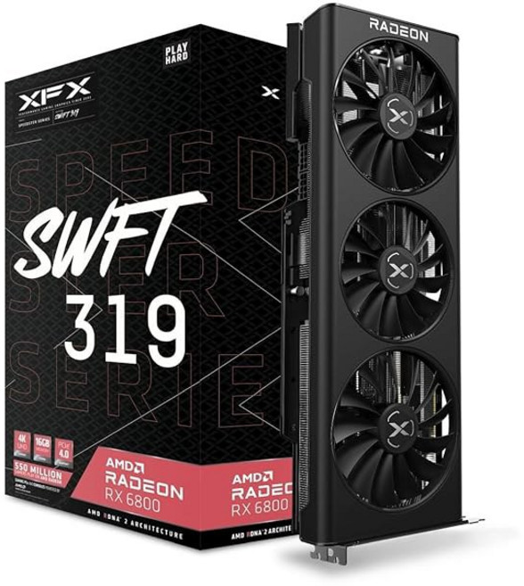 rgb 16gb gddr6 hdmi 3xdp amd rdna 4 rx-97trgbbw9가 탑재된 머큐리 게이밍 화이트 xfx 에디션 라데온 oc 9070x rx