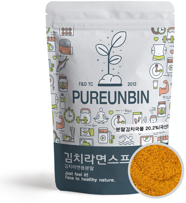 푸른빈 김치 라면 스프 가루 분말, 400g, 1개