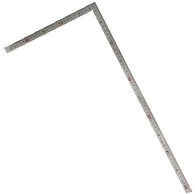 툴스타 사시가네(목공용) 곡자 직각자 곱자 철, 1개