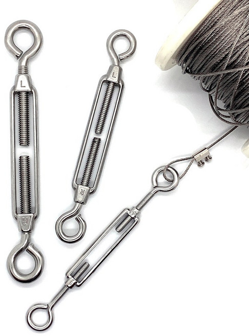 리우툴 스텐 턴버클 와이어 로프 줄 처짐방지 장력 길이 조절 부속, 5mm, 1개