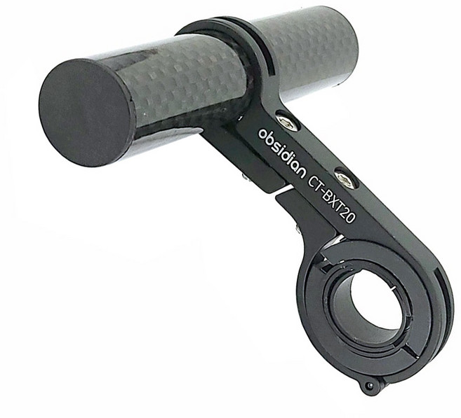 자전거 바이크 카본 익스텐션바 마운트, 블랙 10cm 숏버전, 1개