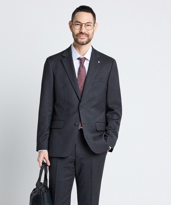 [STCO] 남성 사계절 울혼방 사방스판 수트 세트 슬림핏 그레이