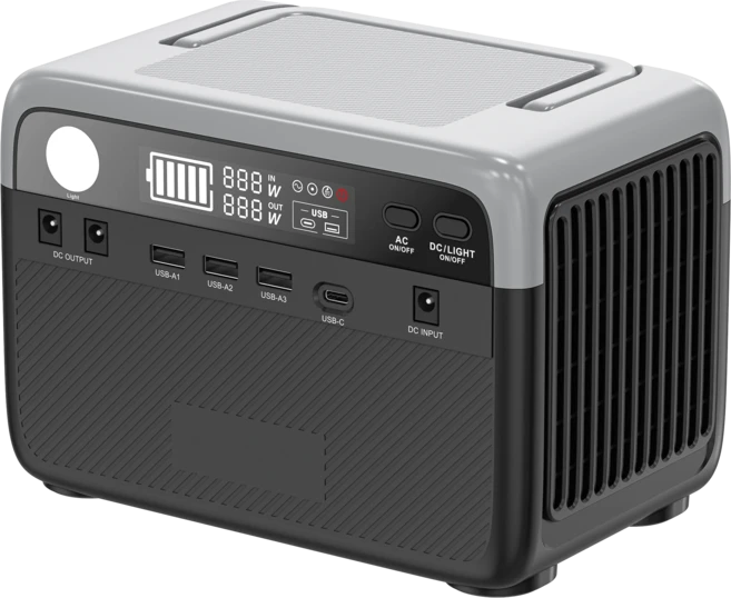 델타 3 1500 1800w 1536wh 휴대용 파워스테이션 Lifepo4 1024wh UPS 태양광 발전소 캠핑용, 01 Black
