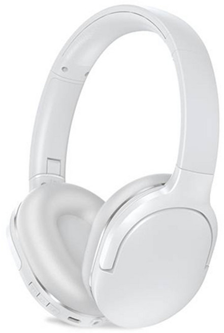 베이스어스 Baseus D02 Pro 무선 헤드셋 무선 헤드폰 스포츠 블루투스 5.0 이어폰, 화이트, 화이트