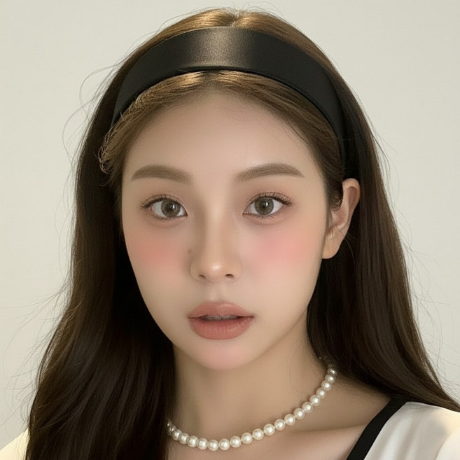 블링살롱 귀안아픈 발레리나 실크 새틴 와이드 헤어밴드 4컬러 넓은 고급 명품 헤어밴드