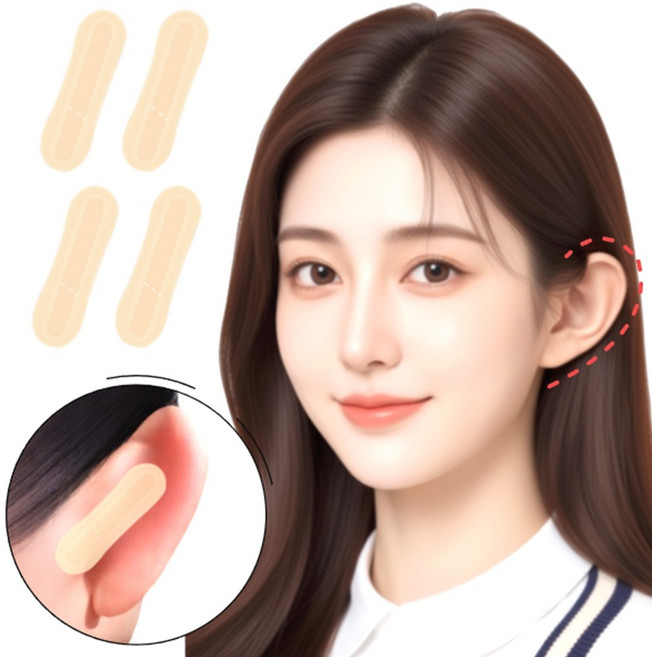 마미앤 귀아프지않은 누운귀 교정 테이프, 1세트, 스킨 60매입