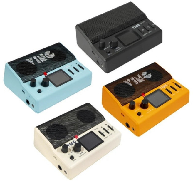 飛翔羽翼樂器行 VING #FB-100 迷你隨身綜合效果器 電吉他音箱, 黑色, 1個