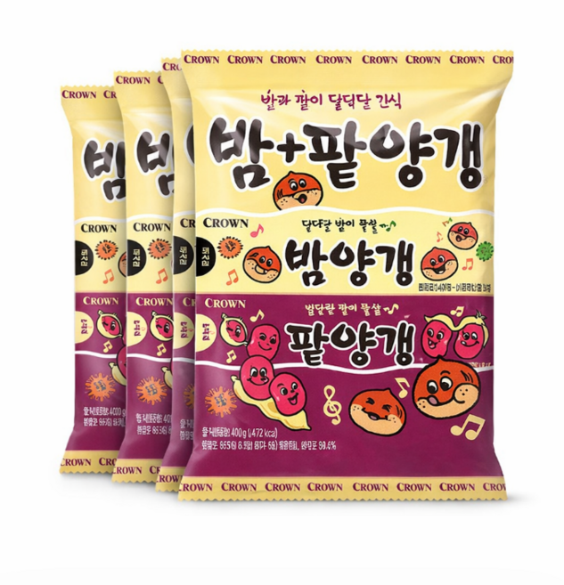 연양갱 8번들(밤양갱+팥양갱) 4팩(총32개), 50g, 1세트