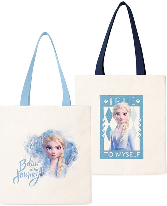 겨울왕국 데일리 광목 캔버스천 숄더 에코백 FZH-YA0