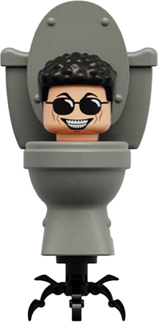 로앤제이 스키비디 토일렛 미니 블록 호환 블럭 기본 토일렛 ver.2, 1개, R3203-04 기본 토일렛 ver.2