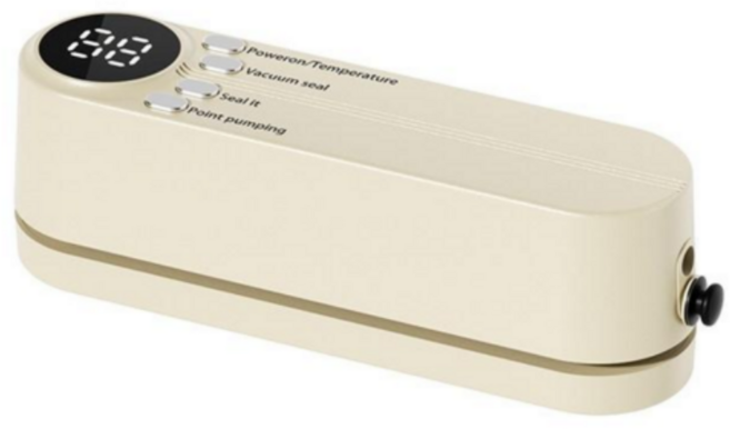 고성능 가정용 소형 진공포장기 음식보관기 식품보관기, 아이보리