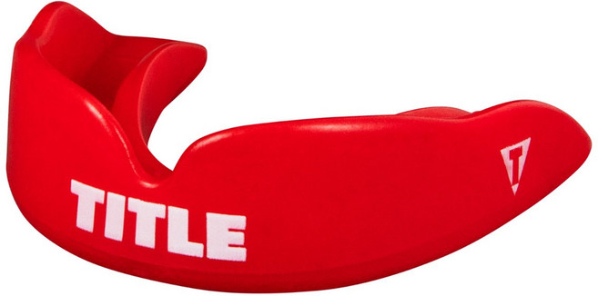 타이틀 슈퍼쉴드 X2 복싱 마우스피스 마우스가드, 1개, 레드