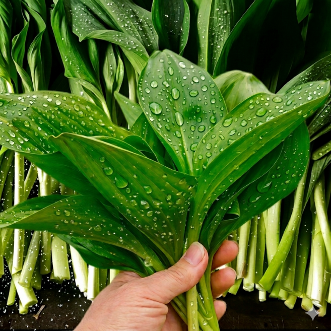 홍천 명이나물 대명이 장아찌용 생잎, 1박스, 1kg