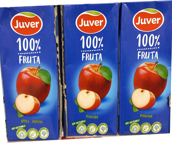 후버 사과주스, 1L, 3개