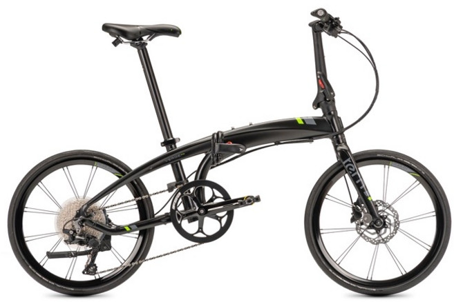 Tern Verge P10 20吋 10速 鋁合金折疊單車, 鍛光黑, 1個