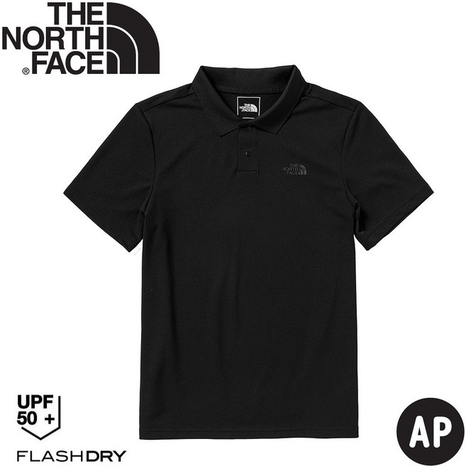 The North Face 男 快乾排汗短袖POLO衫AP