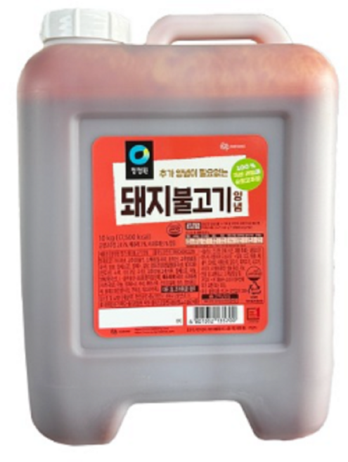 청정원 돼지불고기 양념, 10kg, 1개
