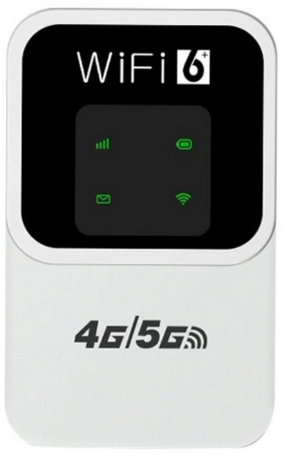 4G/5G 모바일 와이파이 라우터 Sim 카드 슬롯 방화벽 VPN 휴대용 모뎀 와이파이 핫스팟 라우터와 150Mbps 4G 무선 라우터, 하얀색