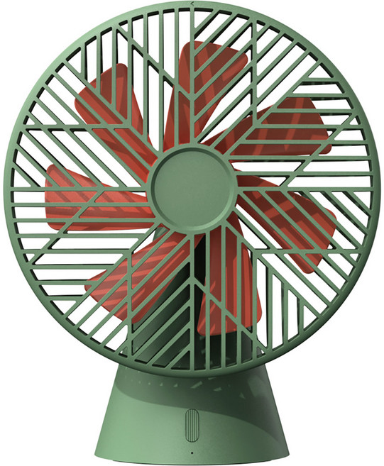 소식 포레스트 시즌 1 탁상용 무선 선풍기, 그린
