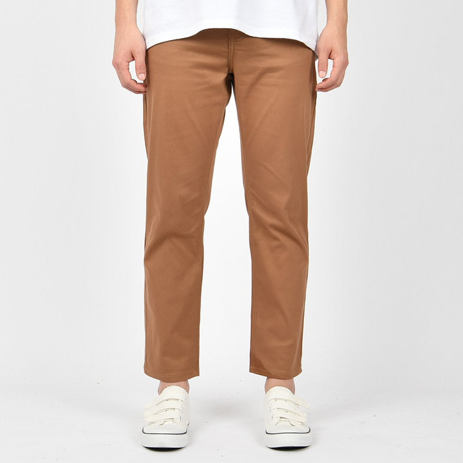 핫코드 남성용 사계절 히든 밴딩 스판 면바지