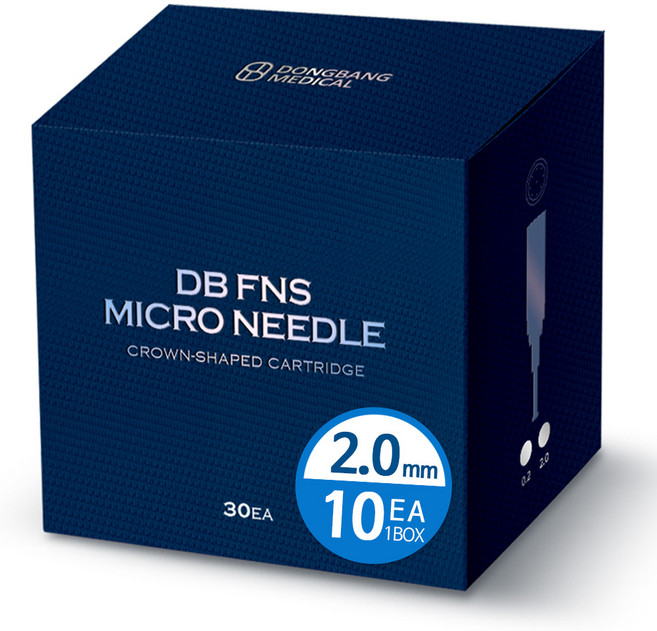 동방메디케어 마이크로니들 FNS MICRO NEEDLE 2.0mm 1상자 10개 MTS니들 의료용, 1세트, 10개입