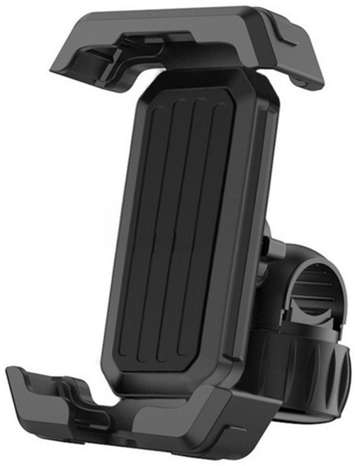 니오니크 자전거 핸드폰 거치대 오토바이 겸용 스마트폰 고정 홀더, 블랙, 1개