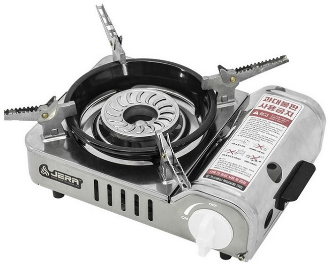 제라 미니 회오리 버너 가방 포함 내연식 화구 손잡이 스토브, 1개, 스탠