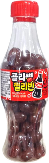 콜라병젤리빈, 6개, 60g