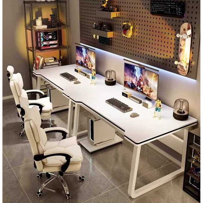 듀얼 모니터 책상 컴퓨터 모션 데스크 피시방 게이밍 몽땅, 상세페이지 참고