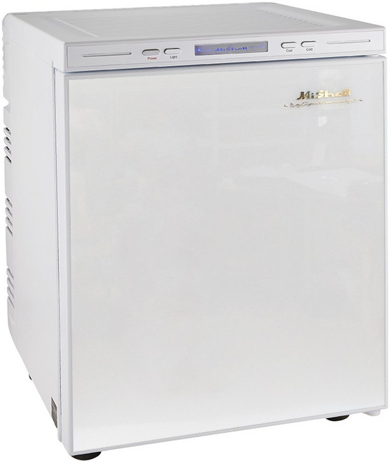 미쉘 무소음 화장품냉장고 25L 신제품 프리미엄 한국산 미니냉장고 AT-0353SW(화이트), AT-0353SW화이트