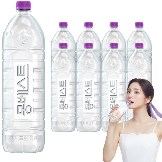 몽베스트 위드어스 무라벨 생수, 2L, 6개