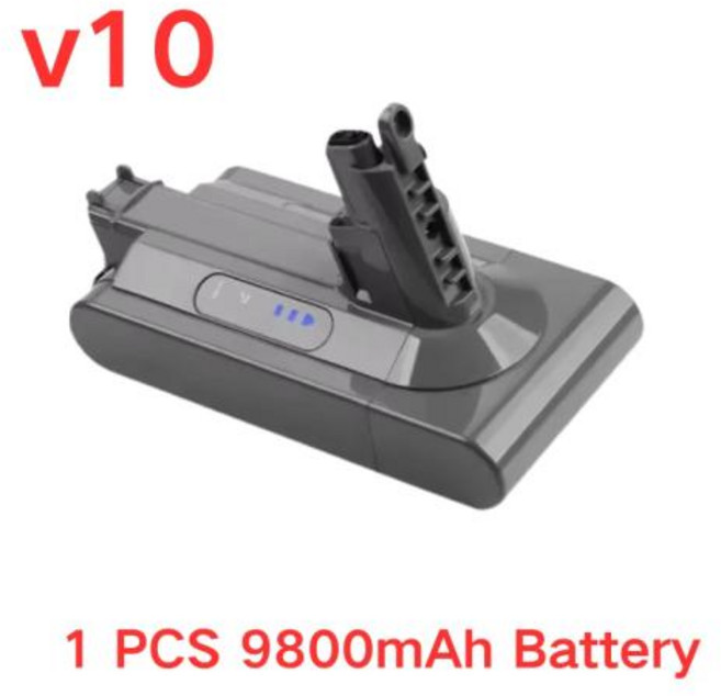 [호환] 배터리 다이슨 V12 V11 V10 V8 V7 SV07 SV09 SV10 DC58 DC31 25.5V, V10 9800mAh