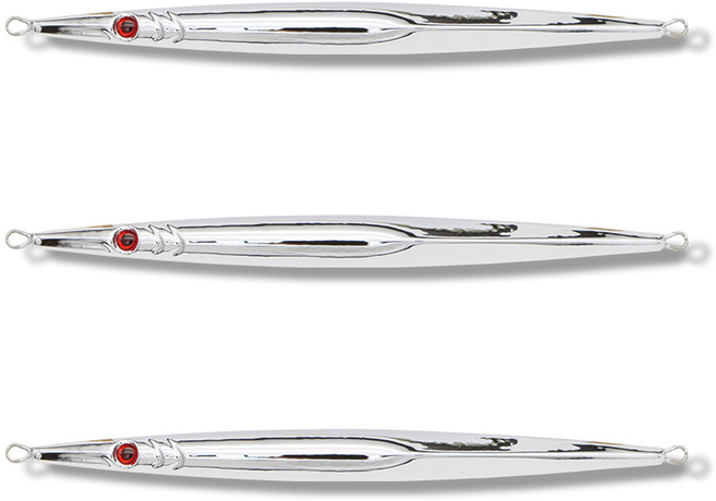 베이트샵 패스트 크롬메탈지그 삼치 농어 지깅용메탈, 패스트크롬 80g 3p