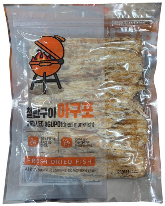 오천산업 철판구이 아구포, 1개, 250g