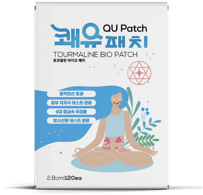 쾌유 동전패치 근육관절 원적외선 패치, 1개