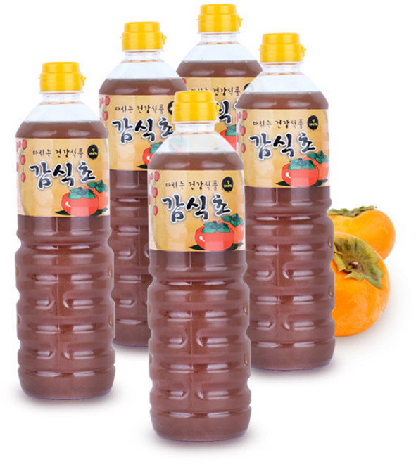 상주 3년숙성 감원액100% 감식초 1000ml x 5통, 5개, 1L